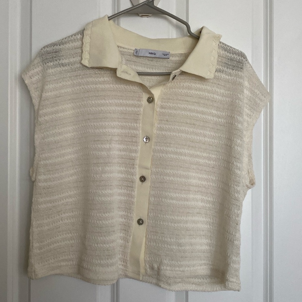 Mango Knit Blouse NWOT